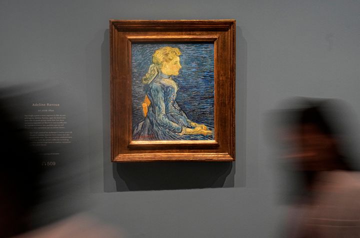 Musee d'Orsay, Παρίσι, έκθεση Βαν Γκογκ, 29 Σεπτεμβρίου 2023. (AP Photo/Michel Euler)