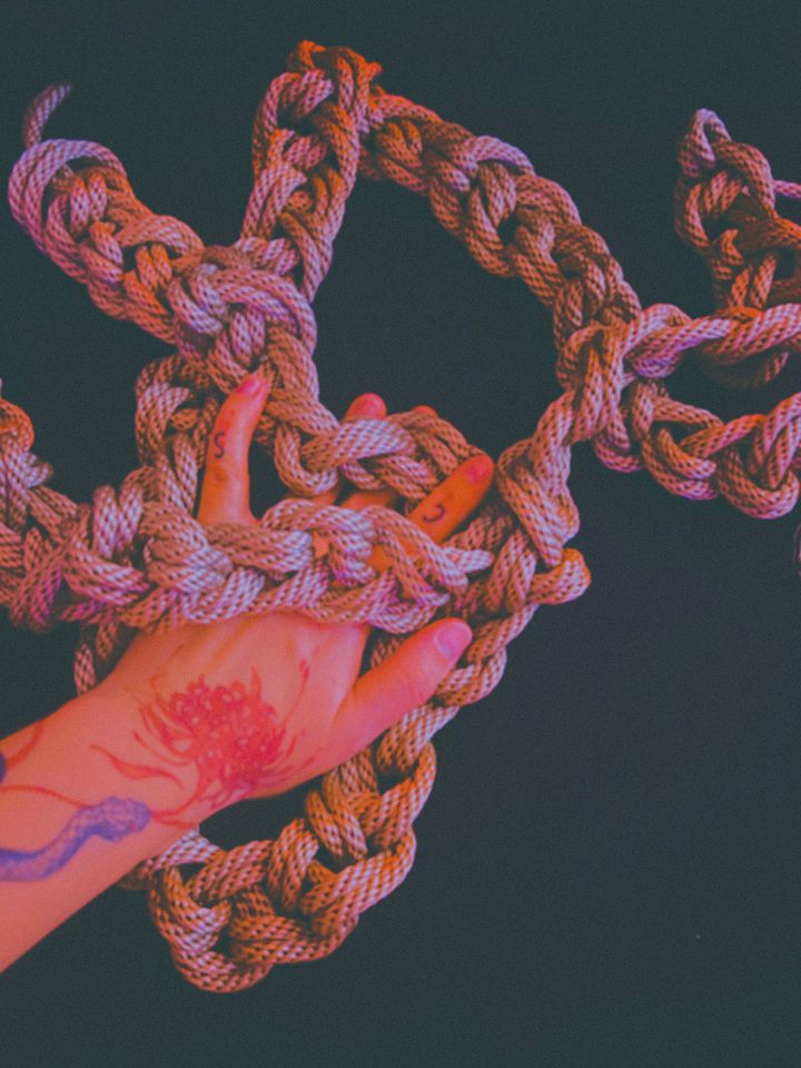 "My coming out as a kink enthusiast began with an Instagram post: a video of me, tied shibari style, struggling with my constraints," the author says.
