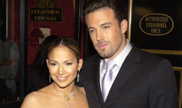 Jennifer Lopez and Ben Affleck in 2002