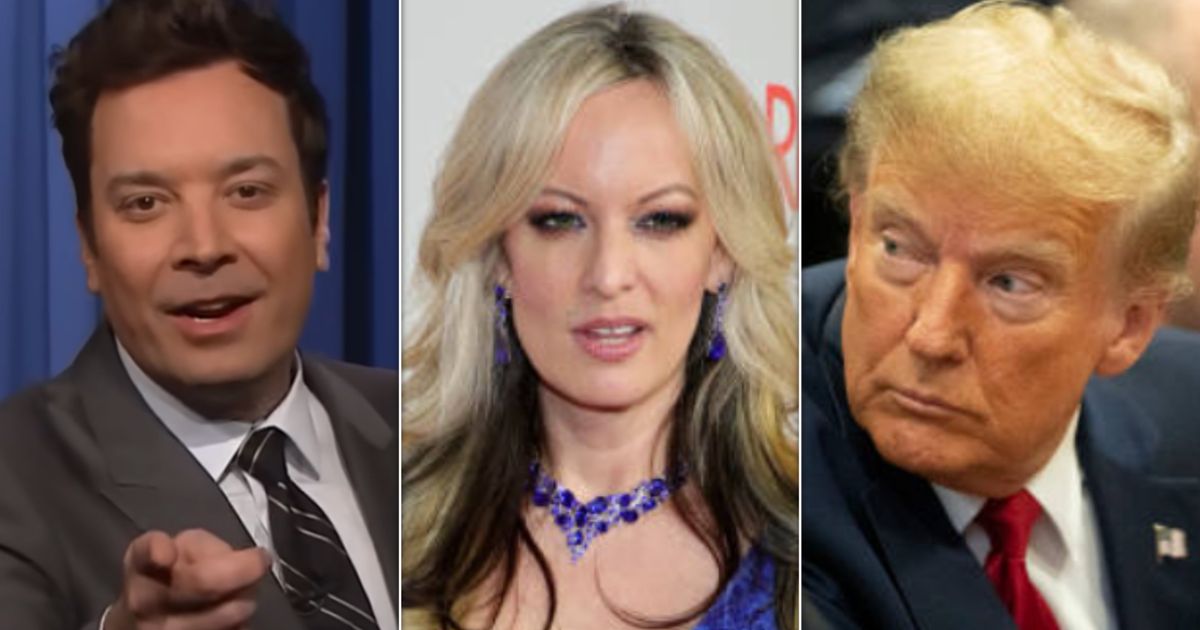 Trial Date Sparks 'Small' Trump-Stormy Daniels Exchange In Jimmy Fallon's Mind