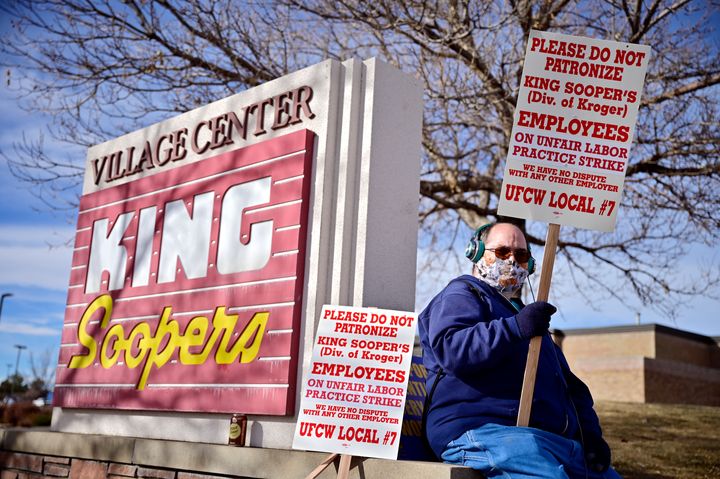 Albertsons allegedly agreed not to poach workers from Kroger-owned King Soopers when workers at 78 stores went on strike in 2022.