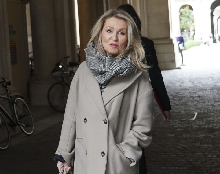 Minister without Portfolio Esther McVey arrives in Downing Street, London, for a Cabinet meeting. Picture date: Tuesday February 6, 2024. (Photo by Jeff Moore/PA Images via Getty Images)