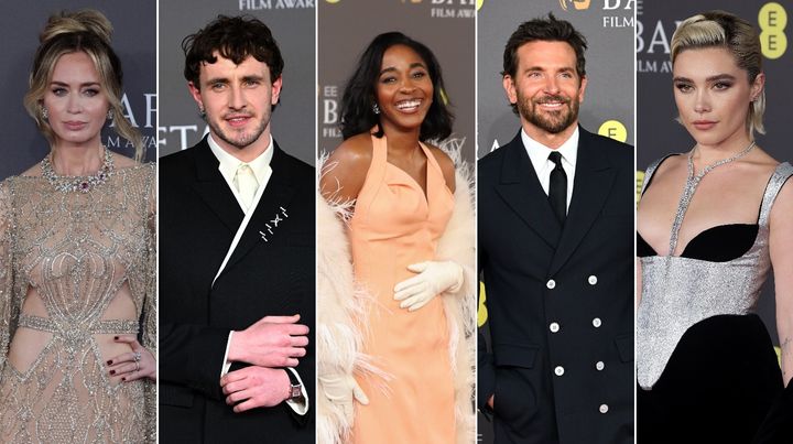 A selection of the must-see looks from the 2024 Baftas