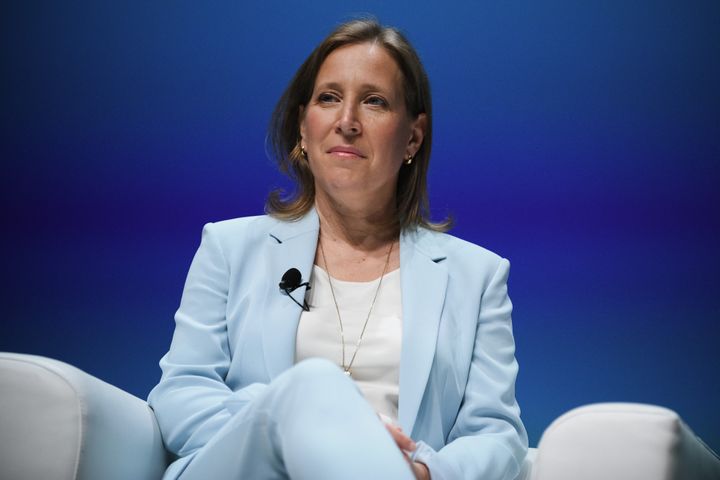 Former CEO Youtube Susan Wojcicki speaks during the 'What Matters Next' session during the Cannes Lions Festival on June 19, 2018.