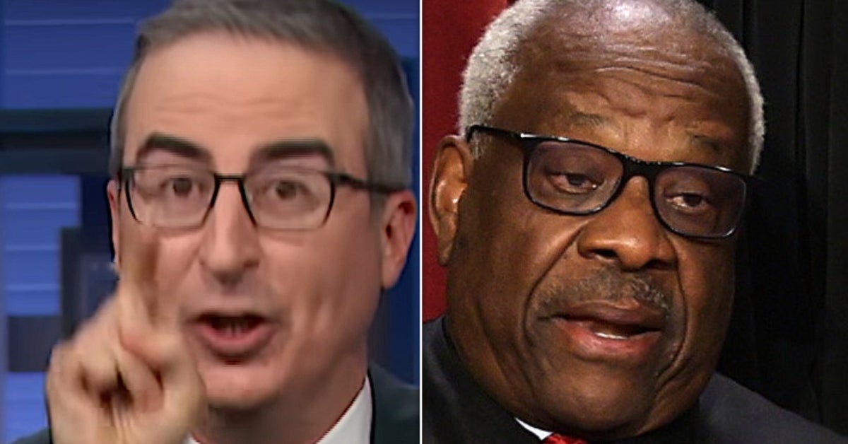 John Oliver Gives Clarence Thomas Huge Incentive To 'Get The F**k' Off SCOTUS Now