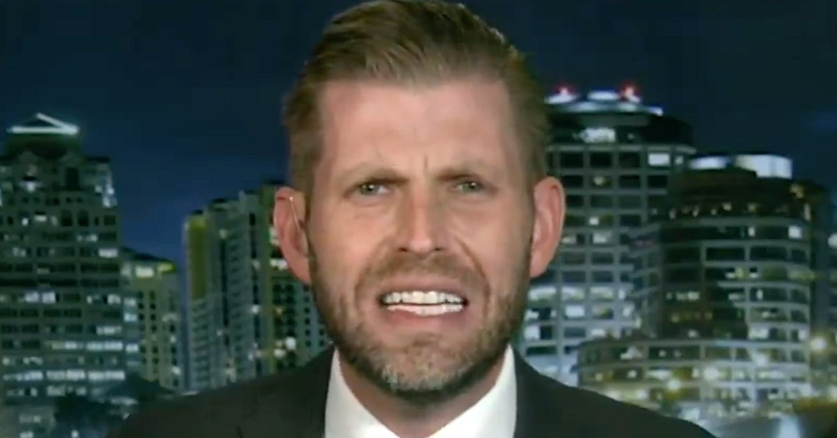 Eric Trump Mocked Over Brazenly False Claim About His Father In New York