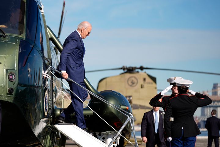President Joe Biden traveled to New York earlier this month for fundraisers. His campaign raised $42 million in January.