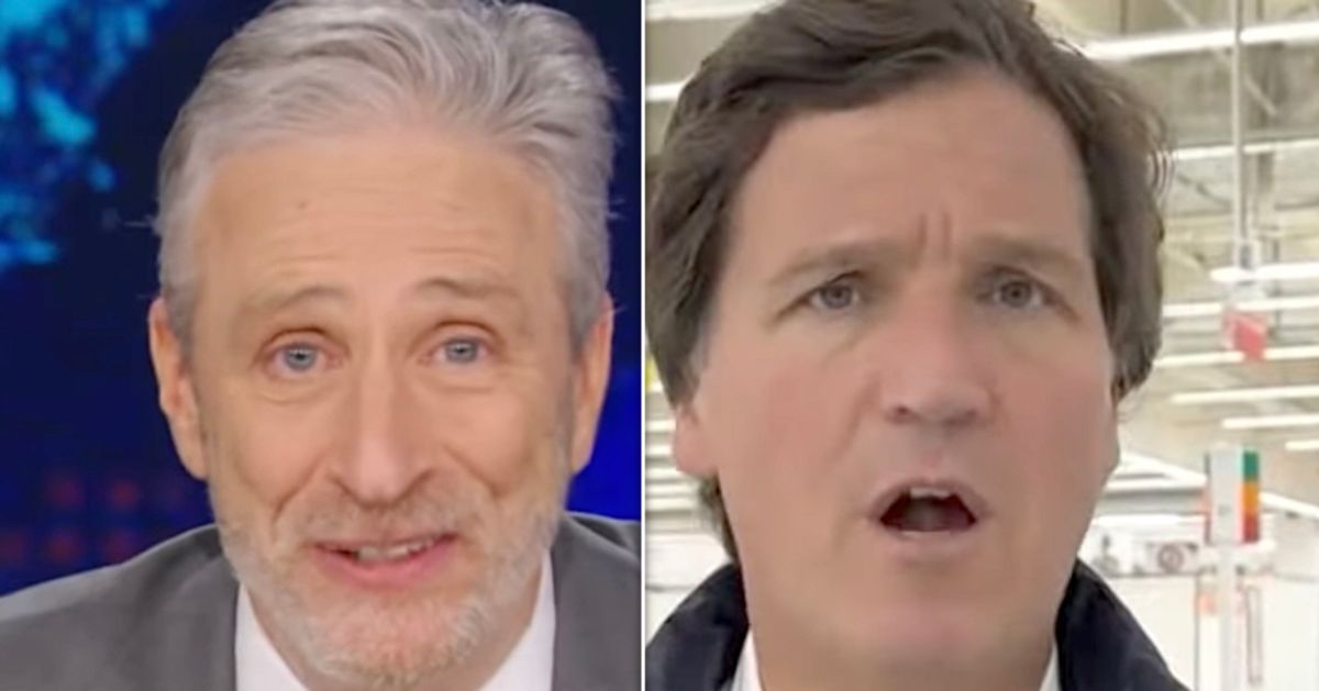 'You're Such A Dick': Jon Stewart Tells Tucker Carlson How He 'Really, Truly' Feels
