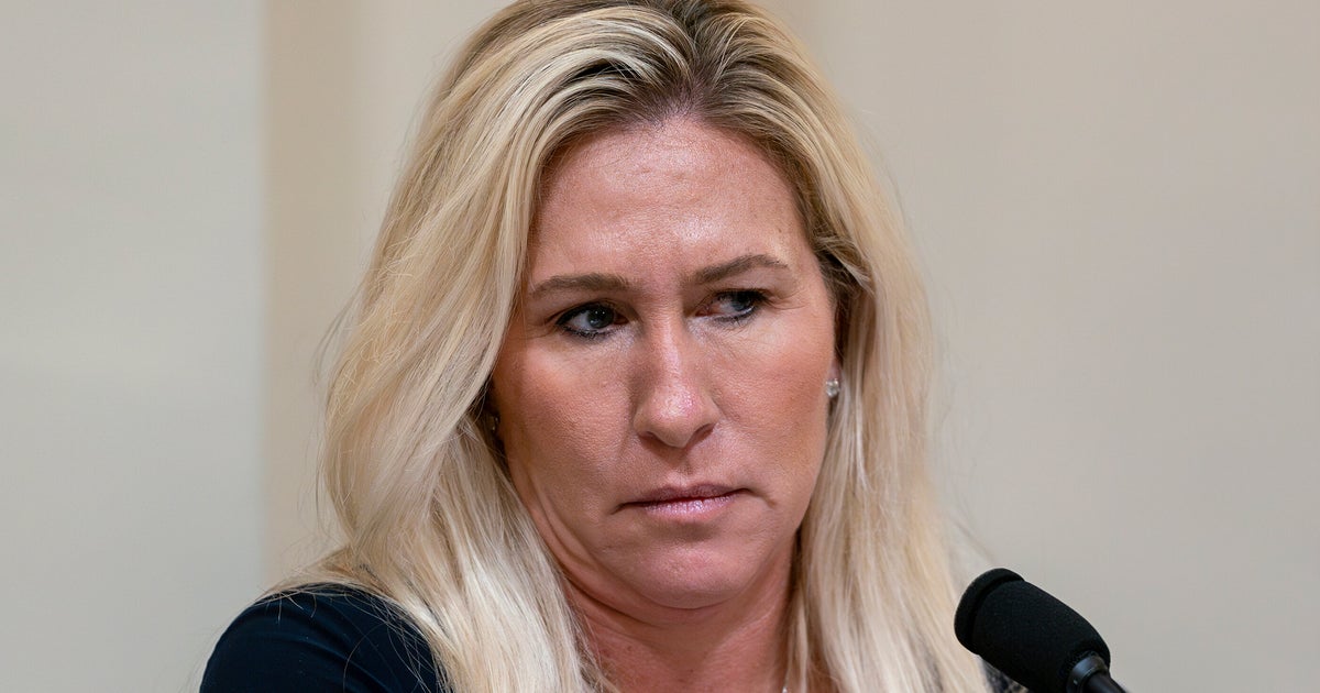 Marjorie Taylor Greene's Presidents' Day Post On Trump Prompts 1 Hell Of An Awkward Reply