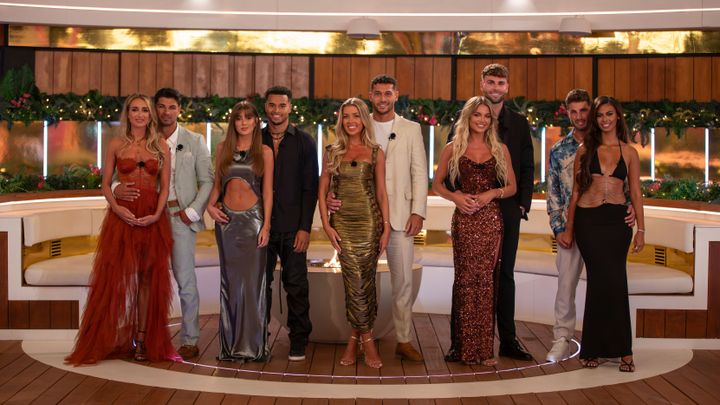 The Love Island All Stars finalists pictured in South Africa on Monday night
