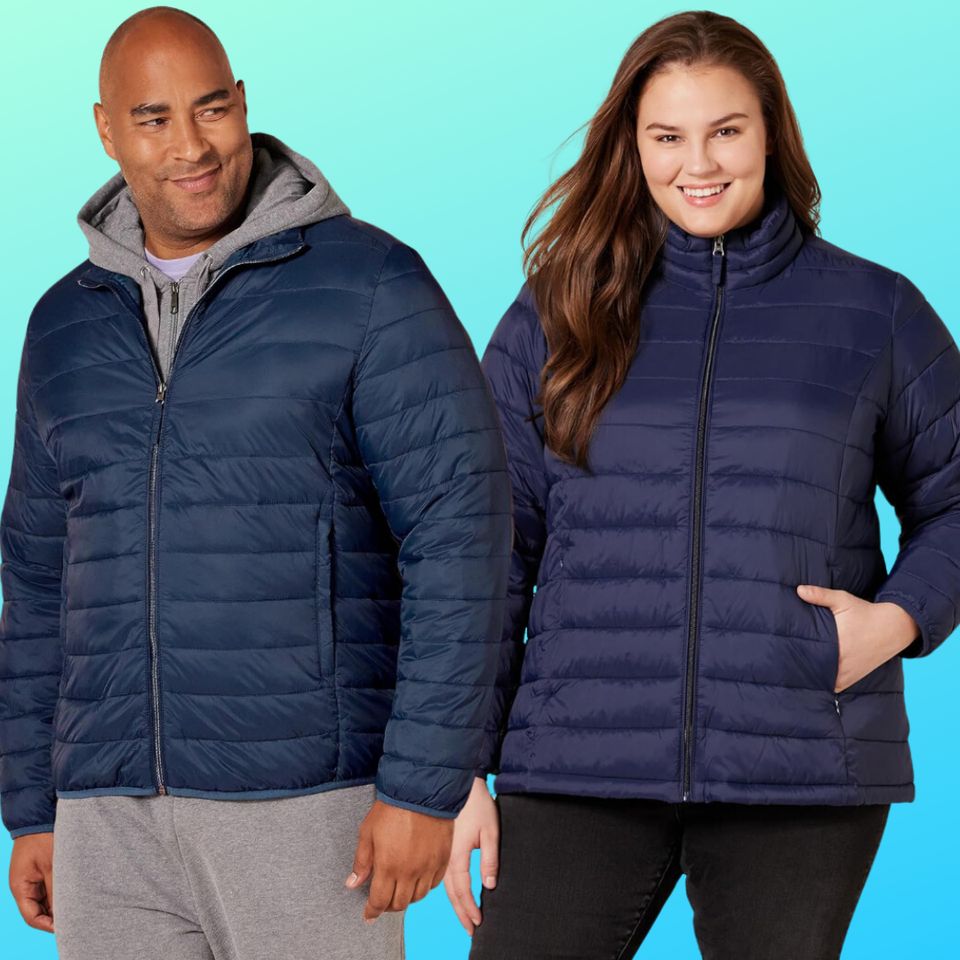 Amazon Essentials lightweight puffer jacket