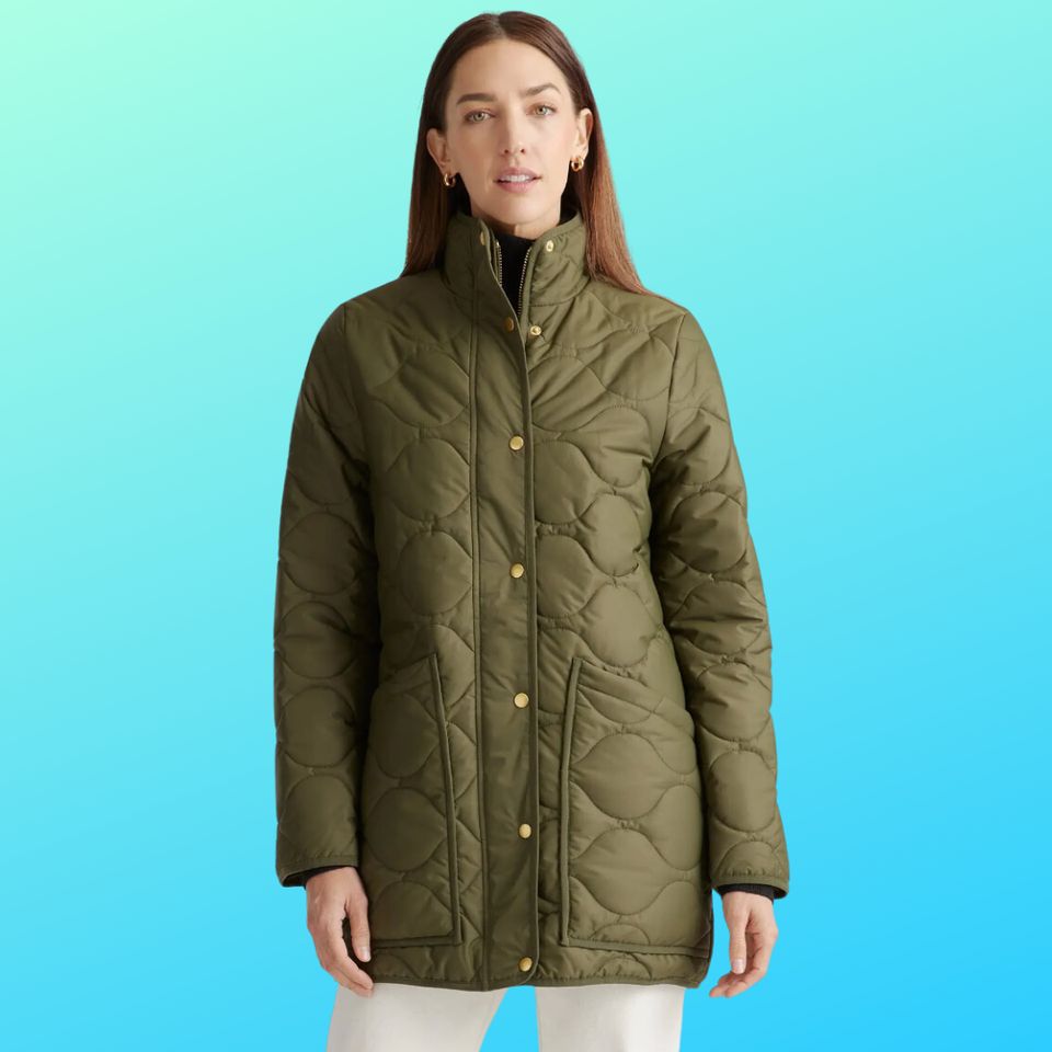 hoksml Longline Padded Jacket Spring Fashion Trends Lightweight