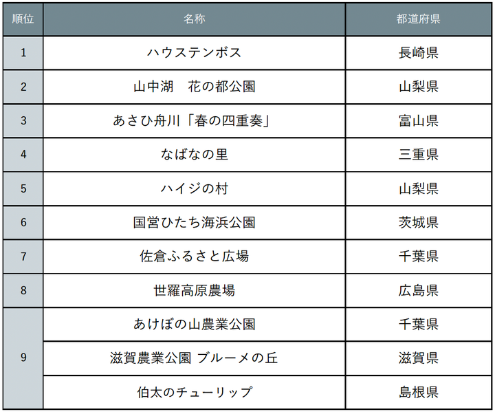 トップ9をご紹介