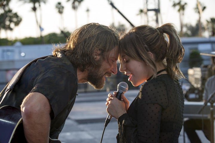 Bradley Cooper and Lady Gaga in A Star Is Born