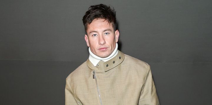 Barry Keoghan at a Burberry fashion show earlier this week
