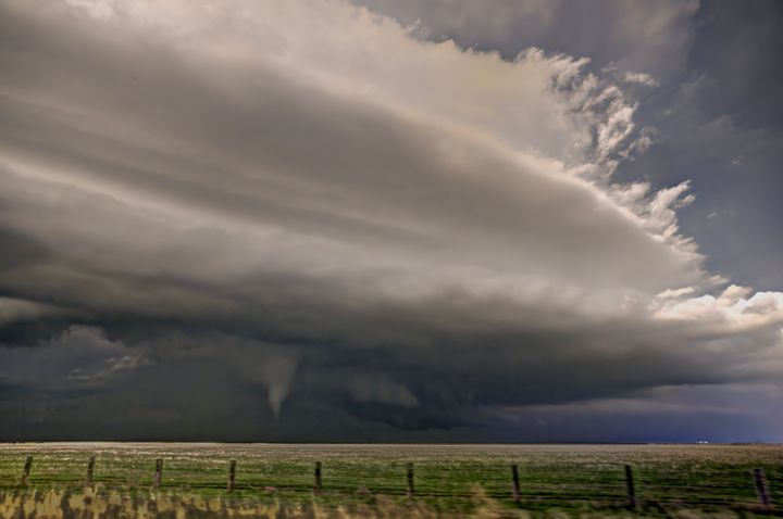 Twisters on the Great Plains US in spring and summertime