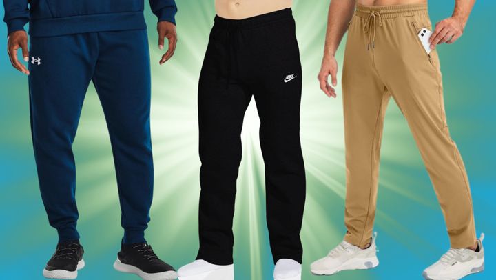 Wide Leg Pants for Women Tear Away Warm Up Pants Active Workout Tapered  Sweatpants with Pockets