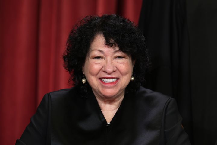 Supreme Court Justice Sonia Sotomayor poses for an official portrait on Oct. 7, 2022, in Washington.