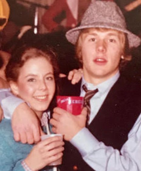The author and Tayloe, her boyfriend of five years. "This photo was taken in 1980, a year before I married John," she writes.