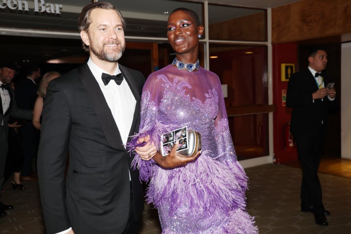 Joshua Jackson and Jodie Turner-Smith at last year's Baftas