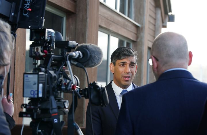 Rishi Sunak did a series of local radio interviews during a visit to Yorkshire.