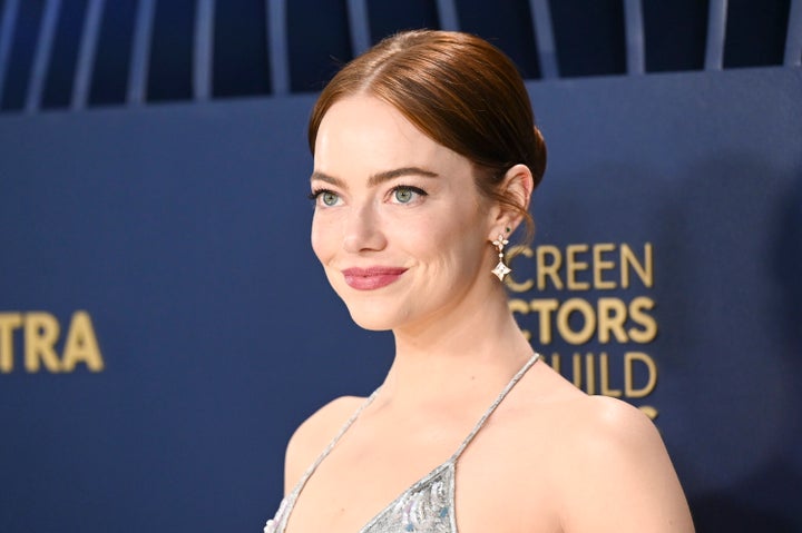 Emma Stone at the SAG Awards on Saturday night