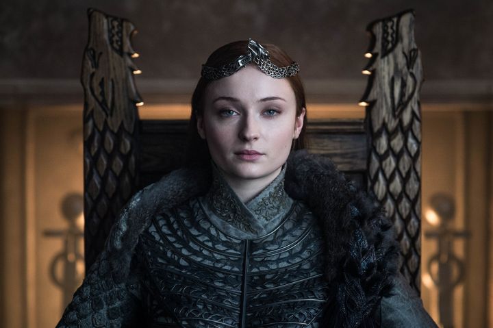 Sansa Stark – played by Sophie Turner – ascended the Iron Throne in the final episode of Game Of Thrones