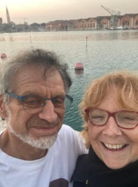 The author with Rick in Venice in 2022