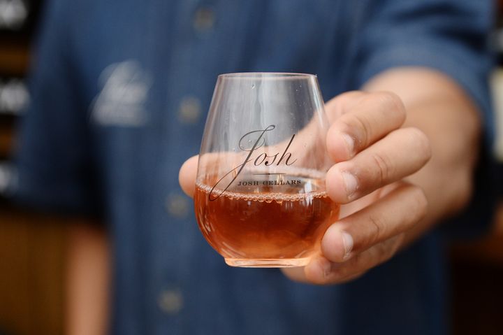 Josh Cellars wine served during happy hour at the 2019 Nantucket Film Festival.