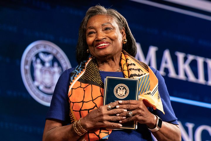 New York state Senate Majority Leader Andrea Stewart-Cousins (D) presided over a rejection of the Independent Redistricting Commission's congressional map earlier this month.