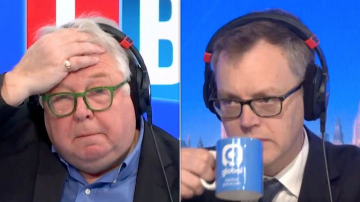 Nick Ferrari kicked minister Michael Tomlinson off his show this morning