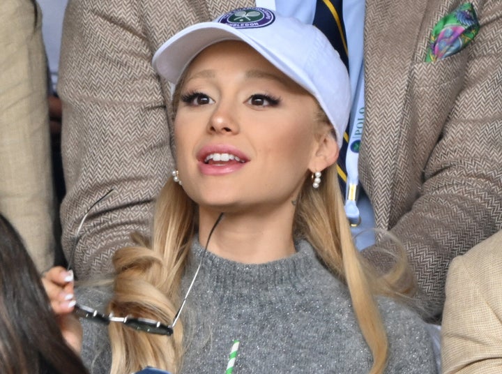 Ariana Grande at Wimbledon over the summer