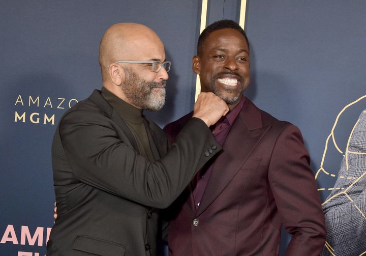Wright (left) and Brown are respectively nominated for Best Actor and Best Supporting Actor.
