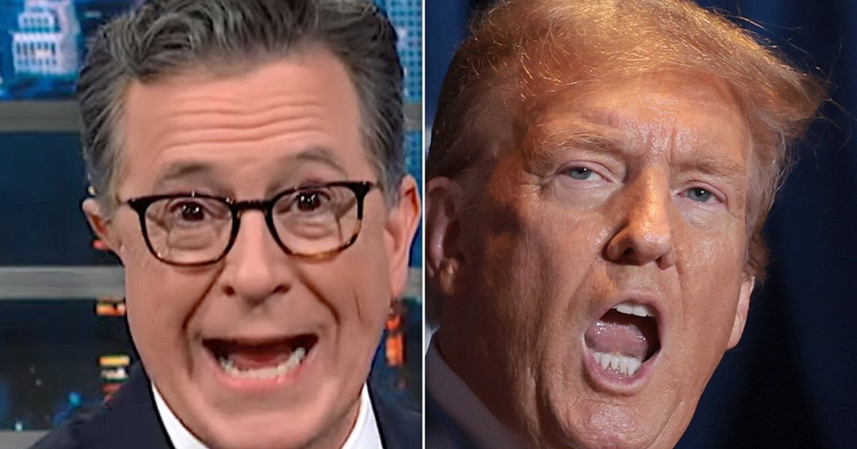 Stephen Colbert Shreds Trump’s ‘Craziest Argument’ Of All With Good Comeback