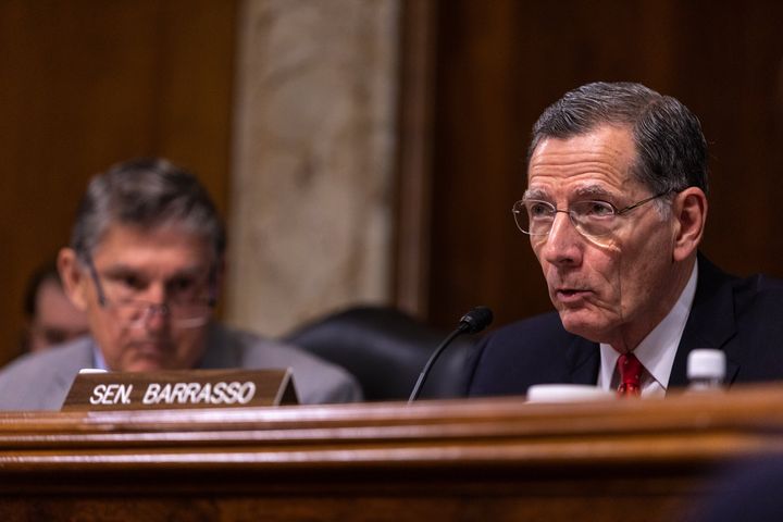 Sen. John Barrasso (R-Wy.) speaks during a Senate Energy and Natural Resources Committee hearing in January.