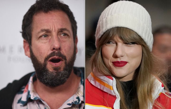 Sandler said Swift and her talent make him "a little fucking jumpy."
