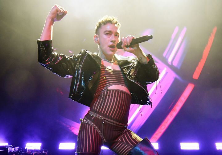 Olly Alexander performing live last year