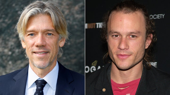 Filmmaker Stephen Gaghan, left, and actor Heath Ledger.