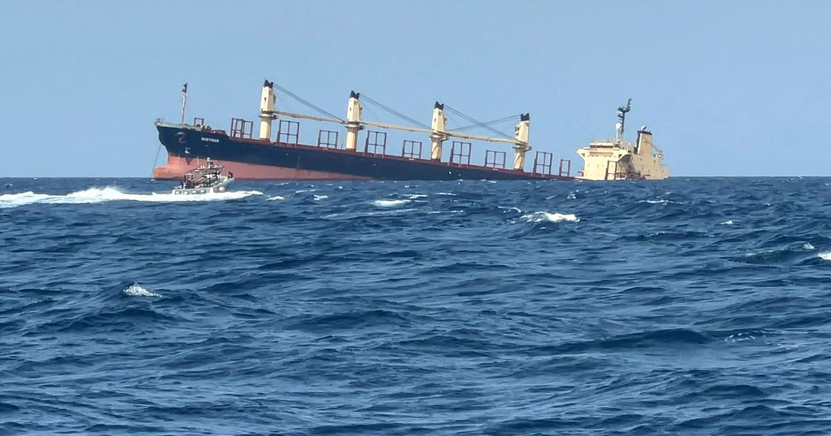 Ship Hit By Yemen's Houthi Rebels Sinks In Red Sea, First Vessel Lost In Conflict