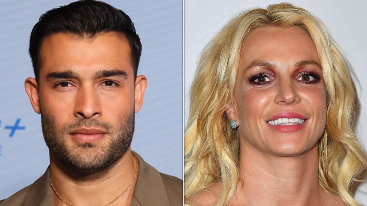 Sam Asghari and Britney Spears