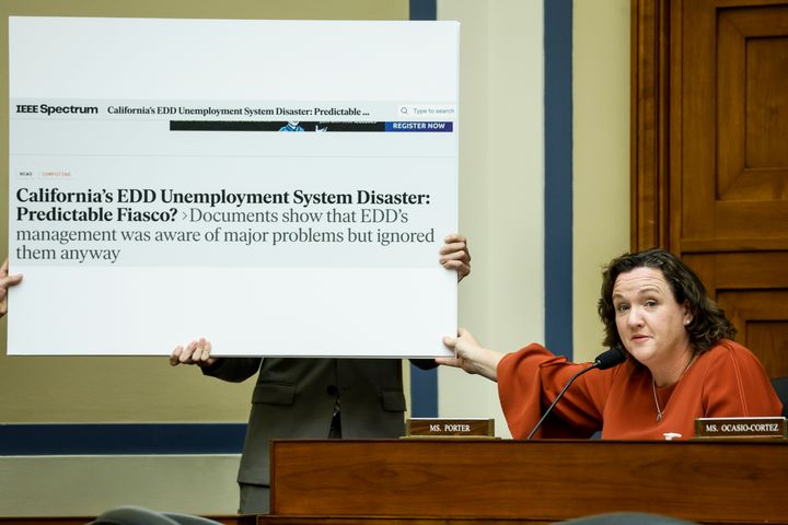 Rep. Katie Porter's use of a whiteboard and other props to grill Wall Street executives and other corporate leaders has helped her cultivate a dedicated grassroots following.