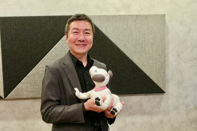 ソニーグループ(株) 事業推進部の野間英樹さん。先代AIBOの時から携わっているという