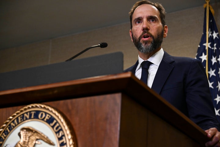 Special Counsel Jack Smith announces indictment of former President Donald Trump during a press conference on August 1, 2023 in Washington, D.C. (Photo by Ricky Carioti/The Washington Post via Getty Images)