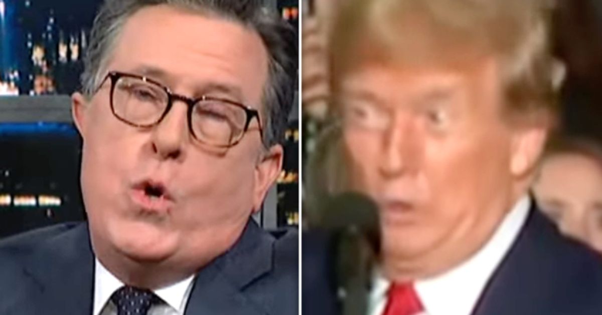 Stephen Colbert Responds To Oddest Trump-Russia Moment With Absolutely Filthy Line