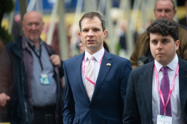 Andrew Bowie MP during the Conservative Party Conference at Manchester Central Convention Complex, Manchester on Monday 2nd October 2023. (Photo by Pat Scaasi/MI News/NurPhoto via Getty Images)