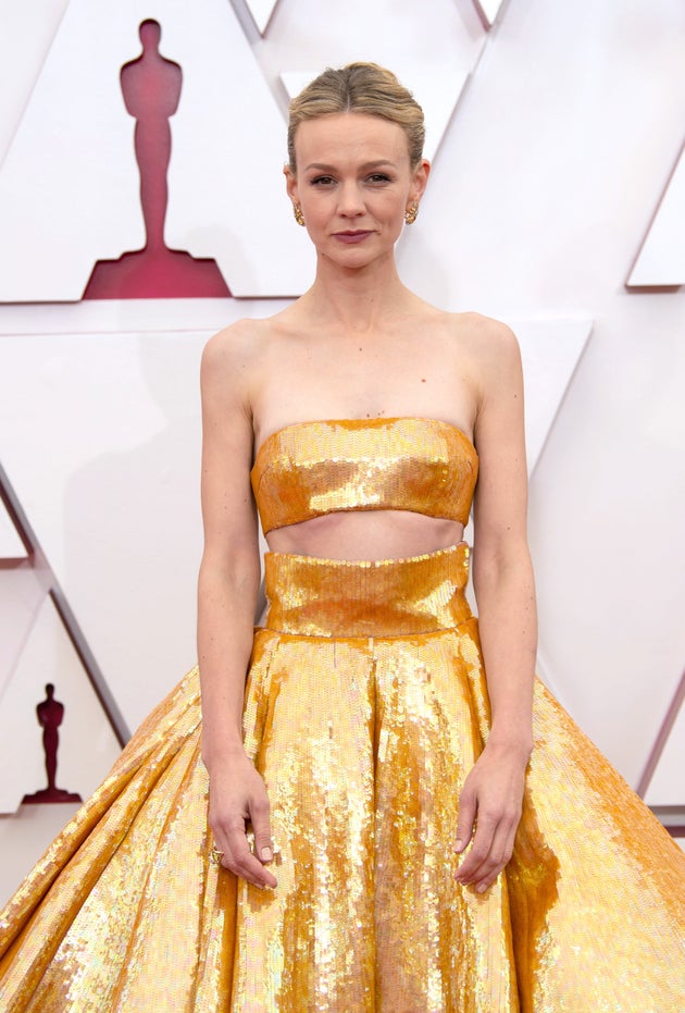 Carey Mulligan at the 2021 Oscars