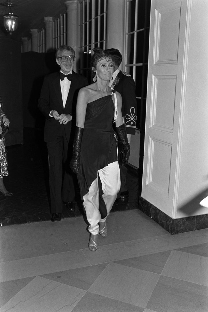 Leonard Gordon and Rita Moreno at the White House in 1985. 