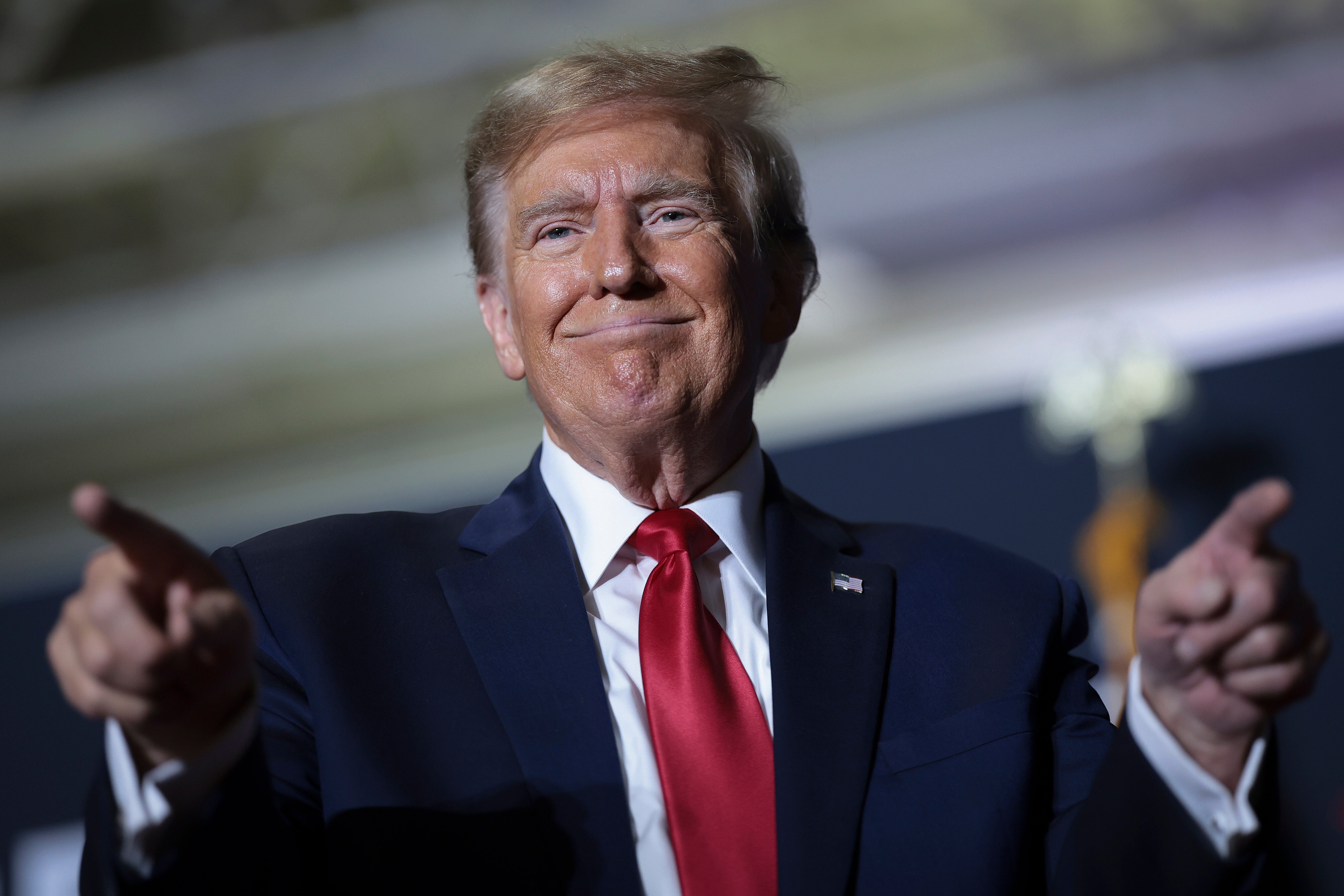 Former President Trump Holds Campaign Rally In North Charleston, South Carolina