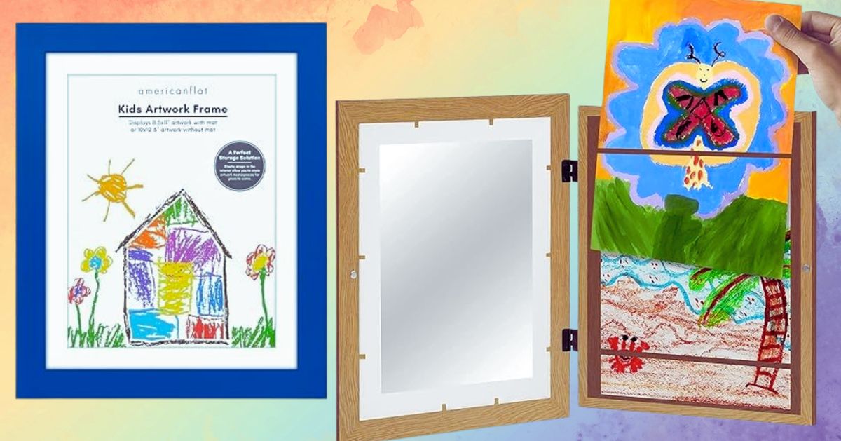 This Changeable Frame Makes It Easy To Switch Up Kids' Art | HuffPost Life