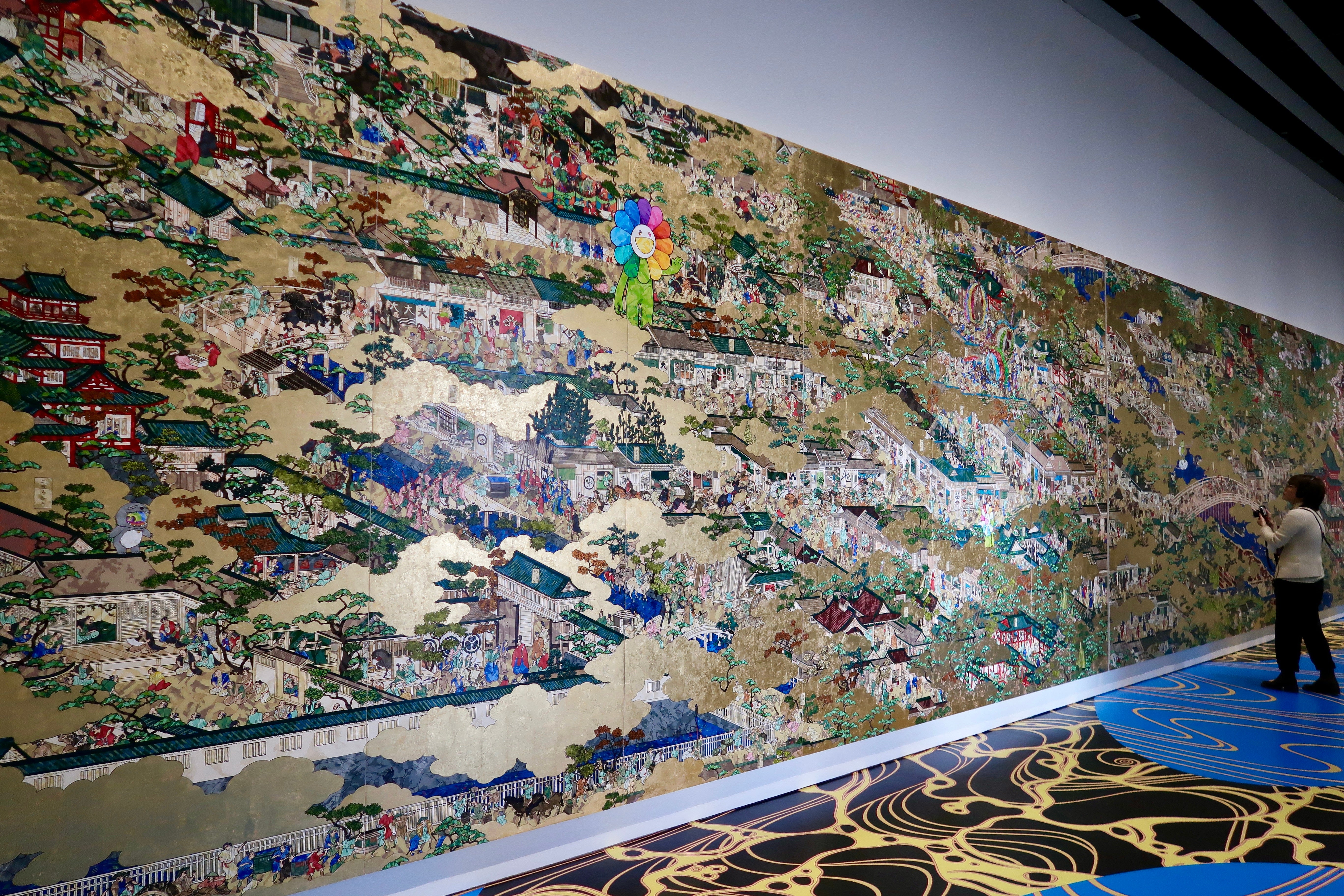 神様の都市「絵画」約A5 現代版「風神雷神」が最高にゆるい。「村上隆 もののけ 京都」は京都市